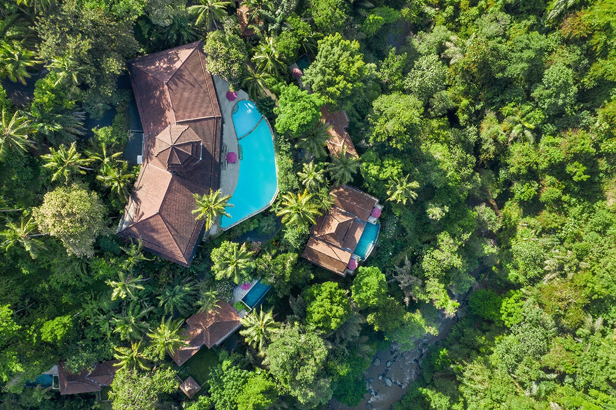 Areal Drone Ayung Resort Ubud